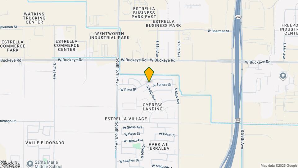 6441 W Pima St Mapa y Detalles de la Ubicación