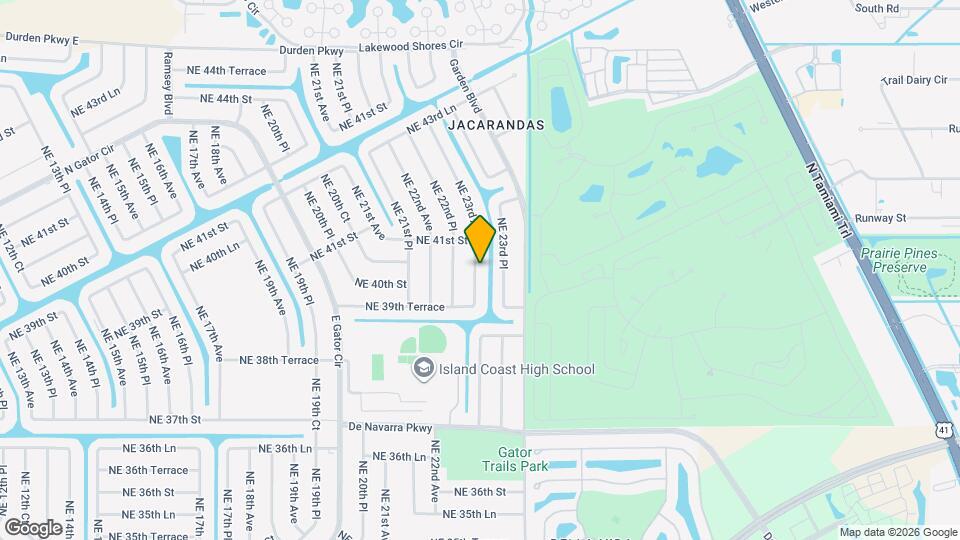 4009 NE 23rd Ave Map and Location Details