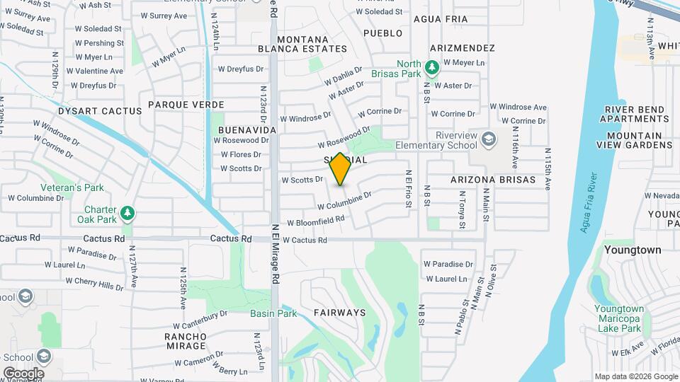 12420 N 121st Ave Mapa y Detalles de la Ubicación