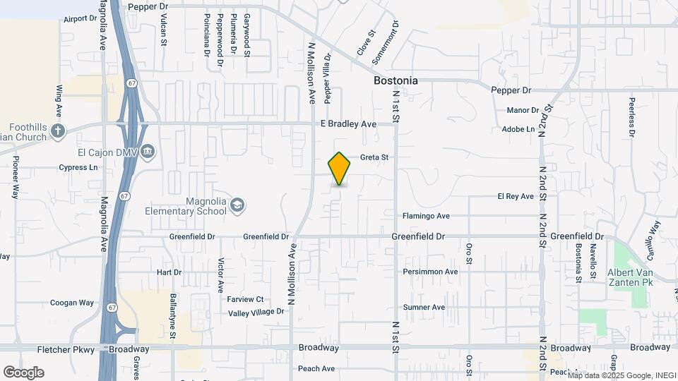 1555 Buckeye Dr Map and Location Details