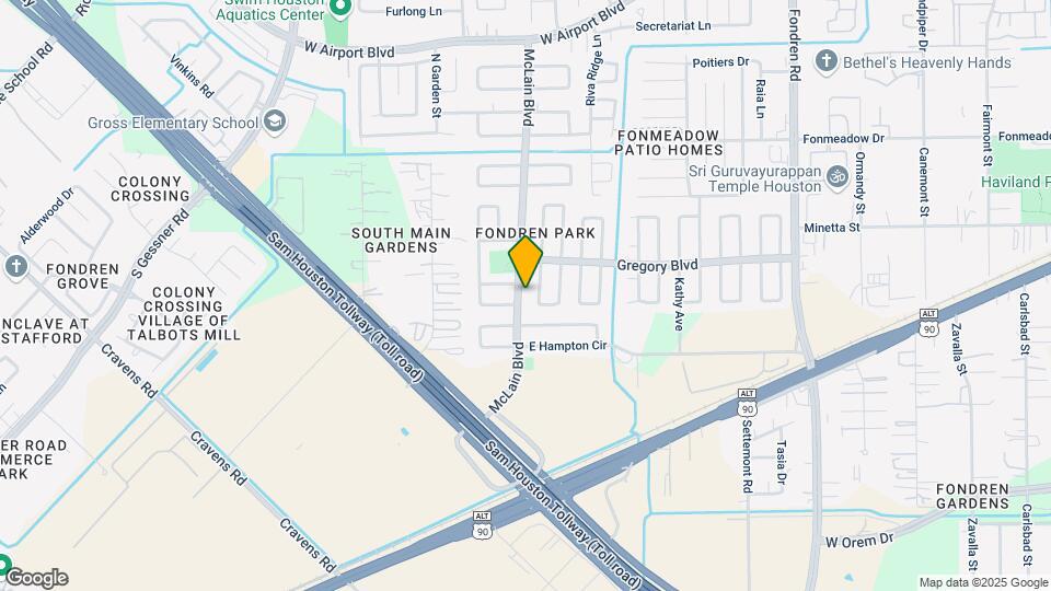 11827 McLain Blvd Map and Location Details