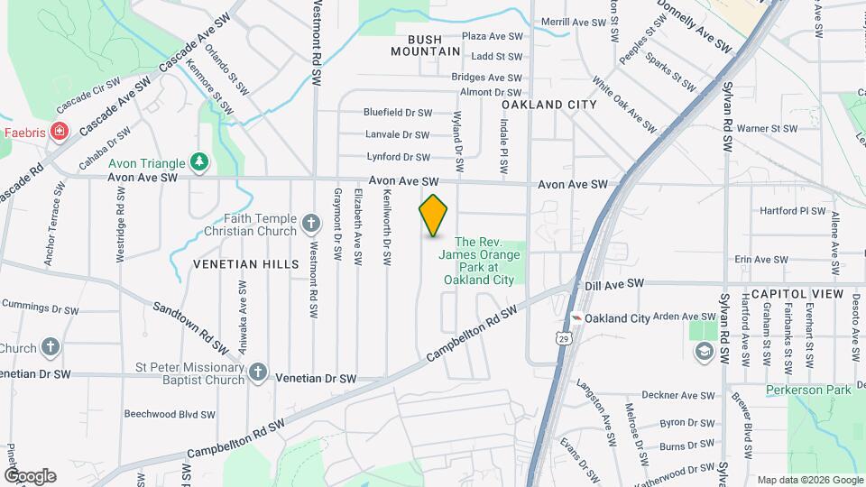 1288 Lorenzo Dr SW Map and Location Details