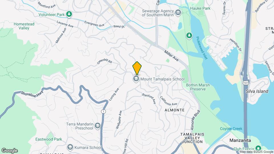 87 California Ave Map and Location Details