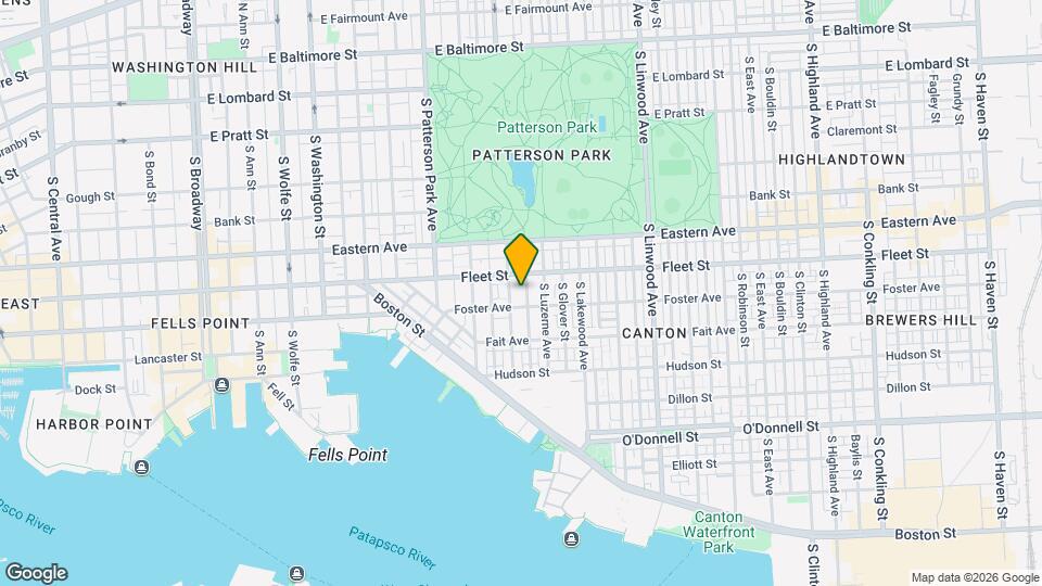 616 S Rose St Map and Location Details