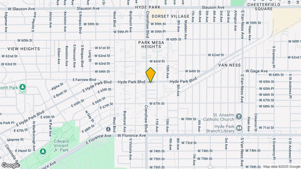 3320 Hyde Park Blvd Mapa y Detalles de la Ubicación