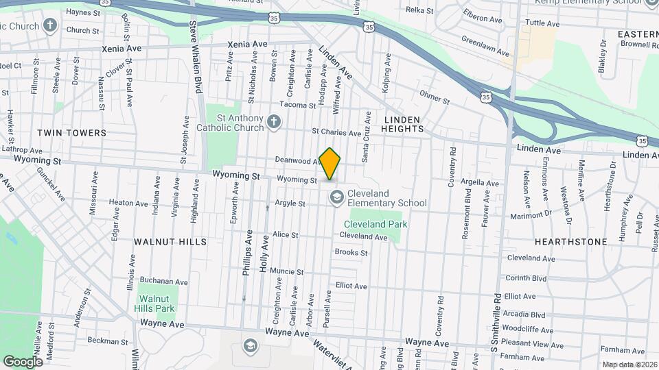 2312 Wyoming St Mapa y Detalles de la Ubicación