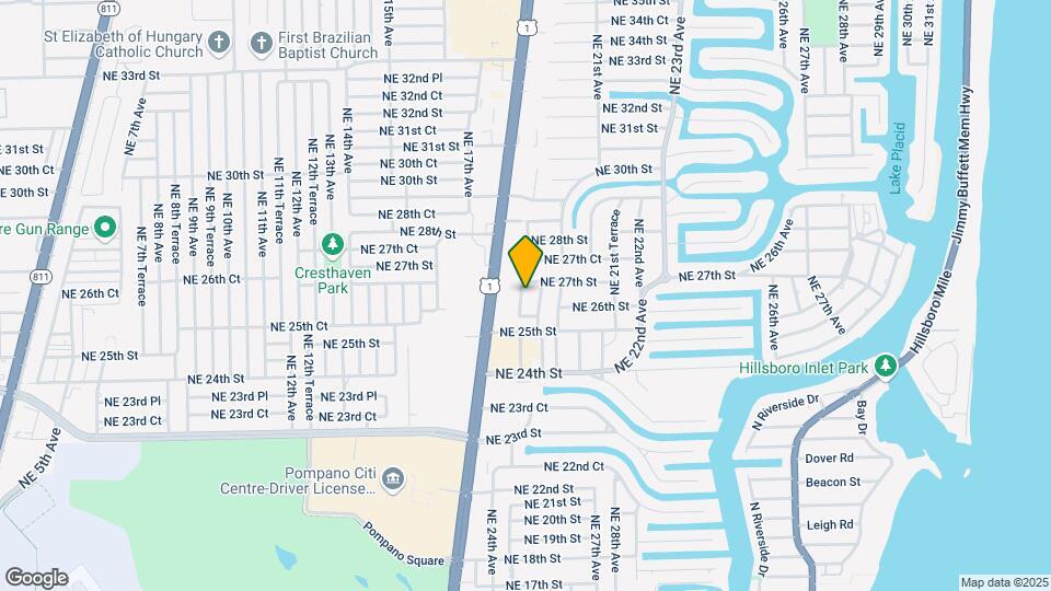 2640 NE 18th Ter Map and Location Details