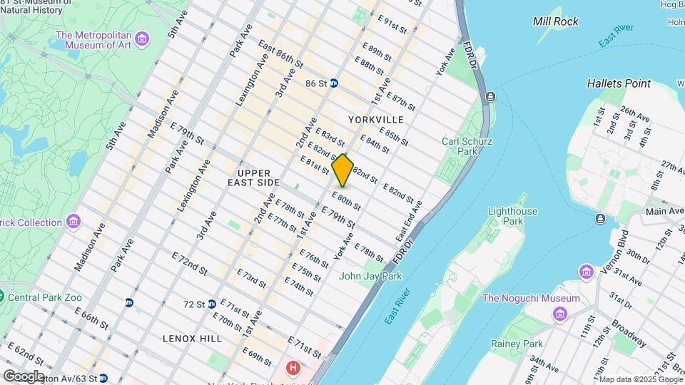 421 E 80th St-Unit -ST Map and Location Details