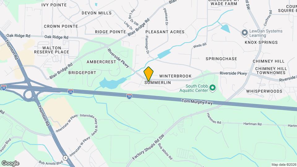 1210 Summerstone Trace Map and Location Details