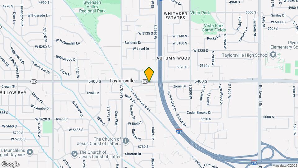 2521 W 5400 S Map and Location Details
