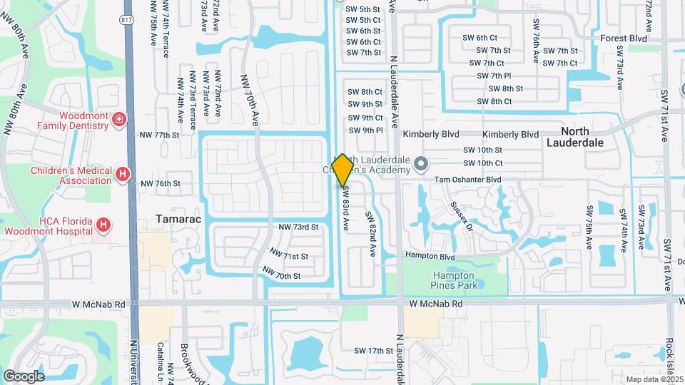 1107 SW 83rd Ave Map and Location Details