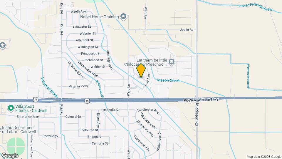 11407 Willamette Way Mapa y Detalles de la Ubicación