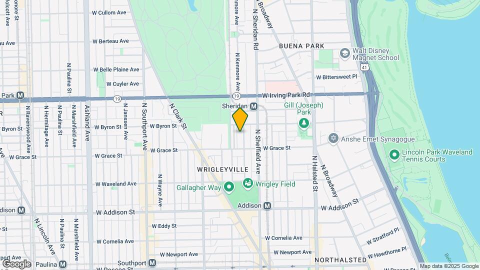 3826 N Kenmore Ave, Unit 1 Map and Location Details