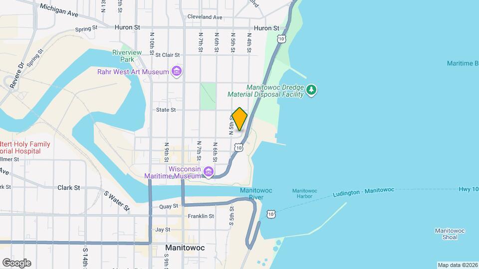 412 N Lake St, Unit A Map and Location Details