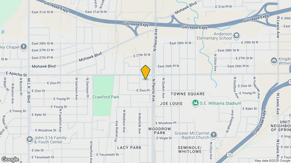 2546 N Owasso Ave Map and Location Details