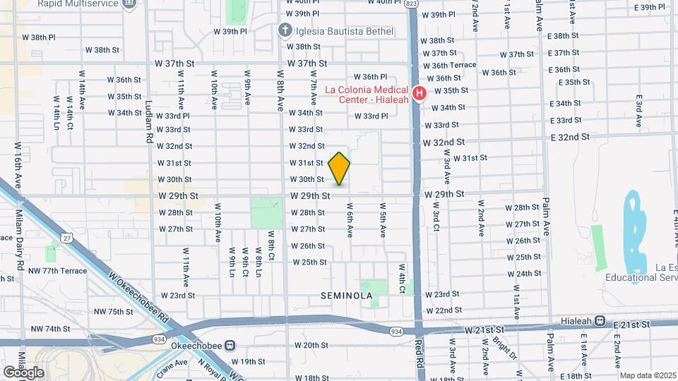 627 W 29th St Map and Location Details