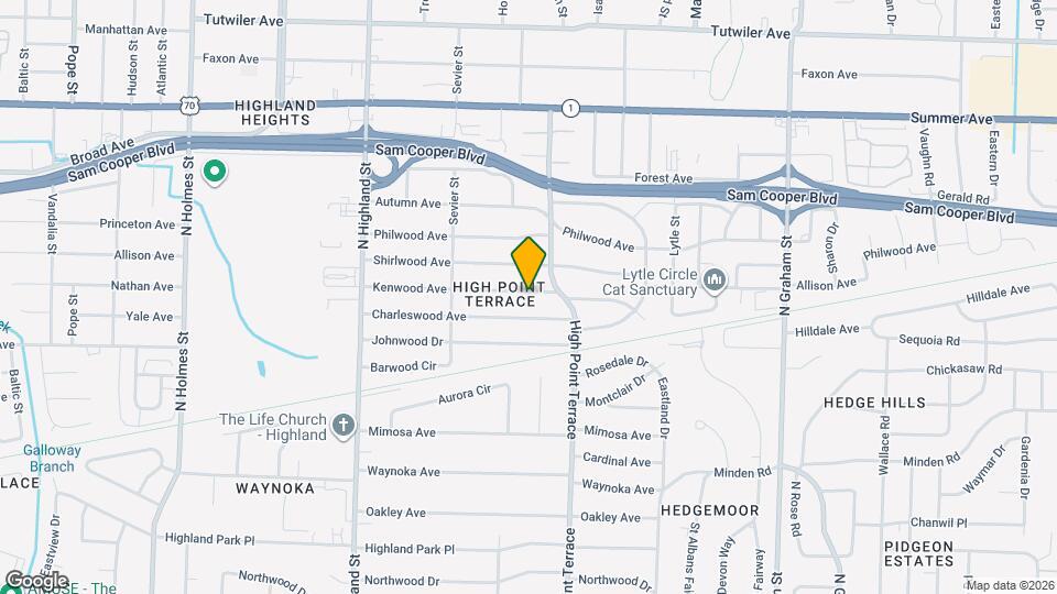3691 Kenwood Ave Map and Location Details