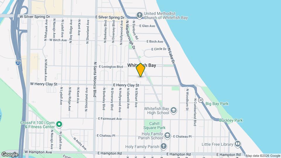 817 E Sylvan Ave Map and Location Details