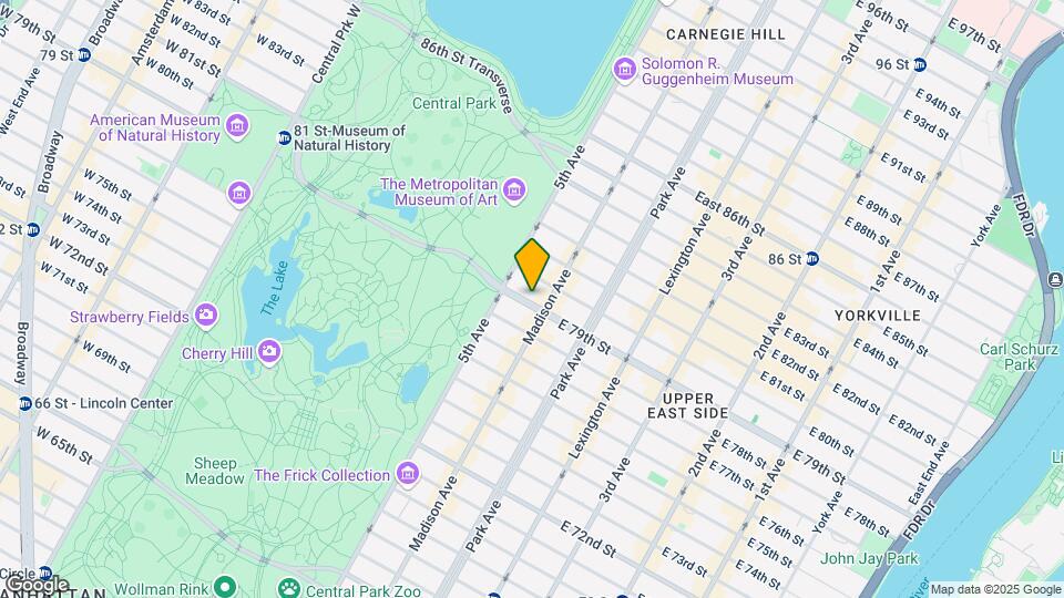 23 E 79th St Map and Location Details