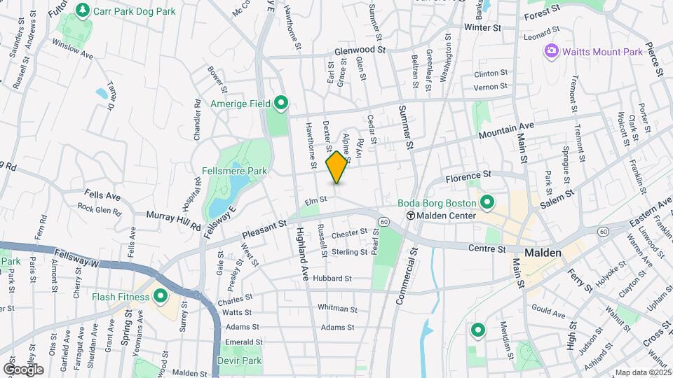 5 Dexter St, Unit #1 Mapa y Detalles de la Ubicación