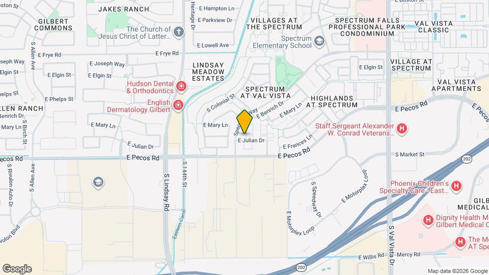 3124 S Lois Ln Map and Location Details