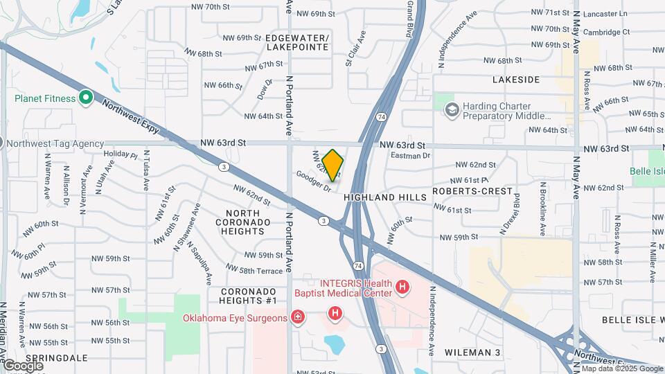 6201 N Styll Rd Map and Location Details