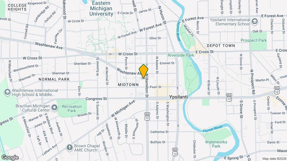 113 N Hamilton St Map and Location Details