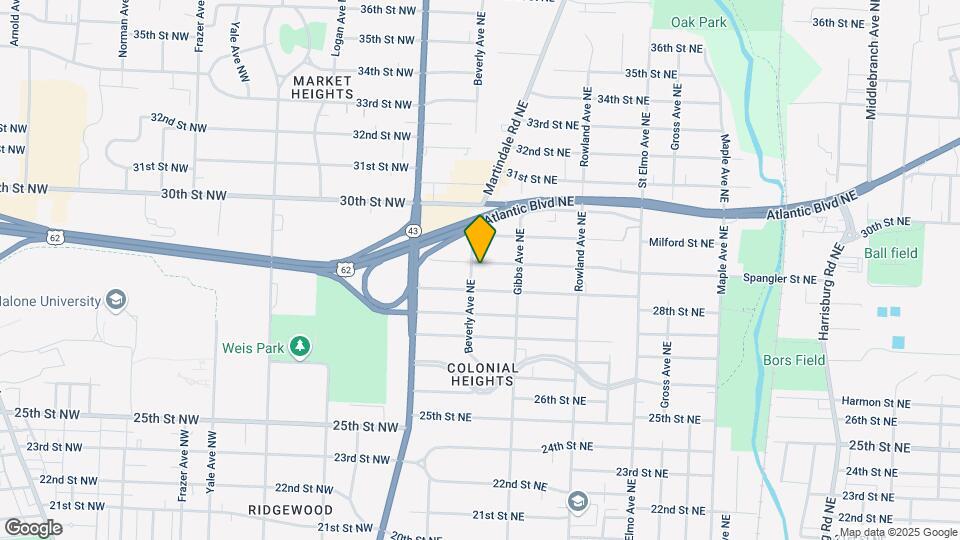 912 Spangler Rd NE Map and Location Details
