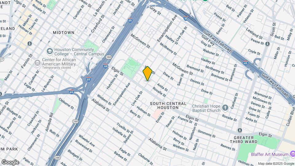 3038 Live Oak St Map and Location Details