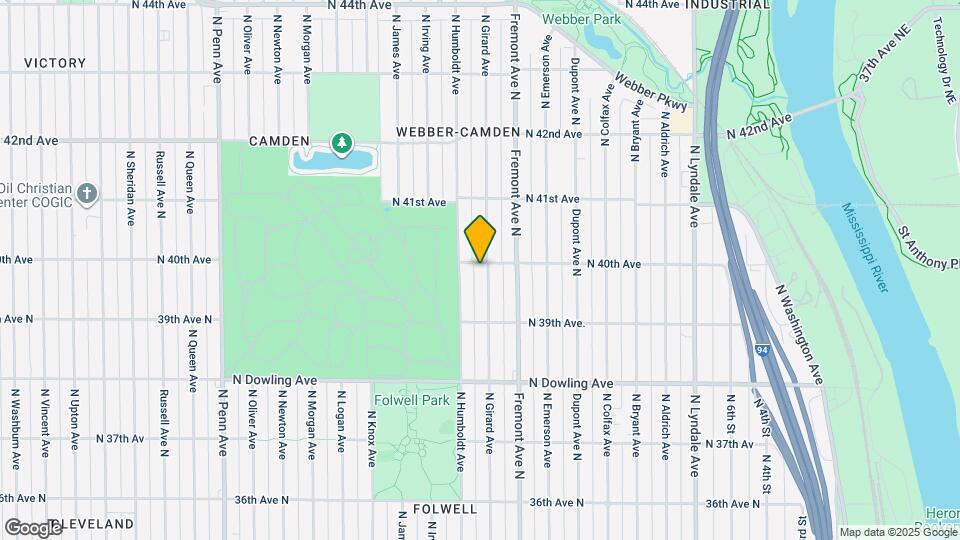 3955 N Girard Ave Map and Location Details