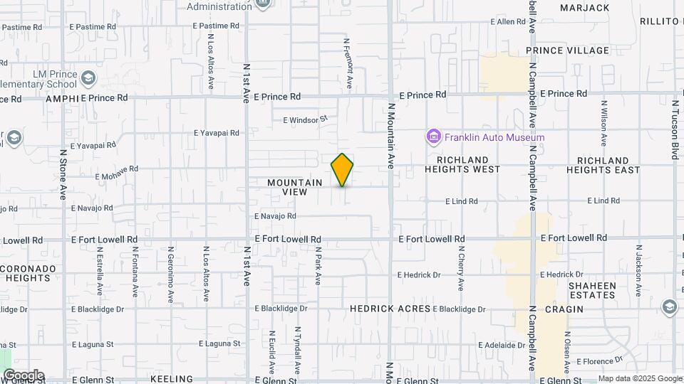 1040 E Halcyon Rd Map and Location Details