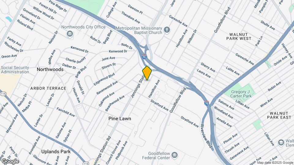 4513 Rosewood Ave. Map and Location Details