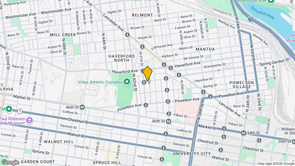 4080 Spring Garden St Map and Location Details