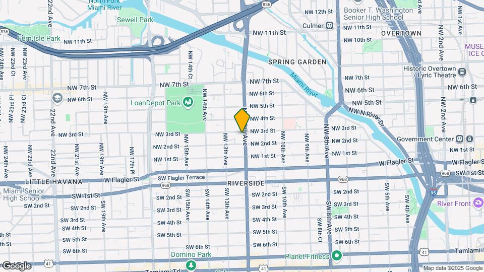 236 NW 12th Ave Map and Location Details