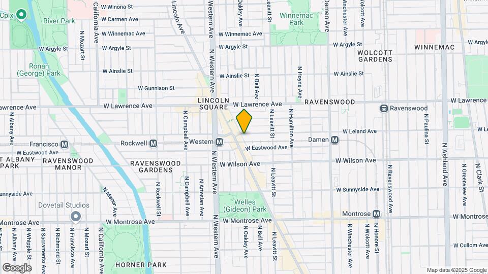 2261 W Leland Ave Map and Location Details