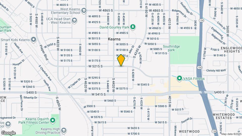 4361 W 5215 S Map and Location Details
