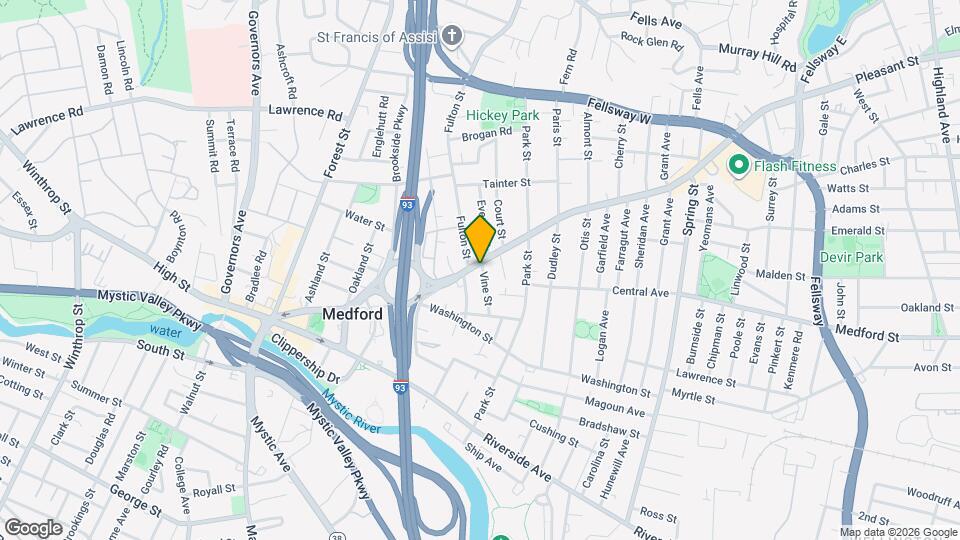 221 Salem St Map and Location Details