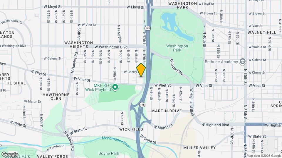 1425 N 47th St Map and Location Details