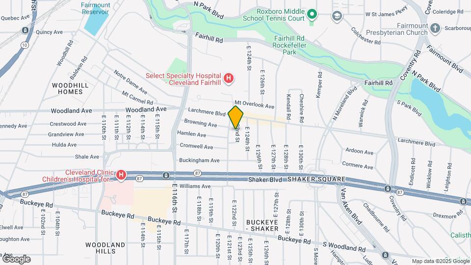 2634 E 122nd St Map and Location Details