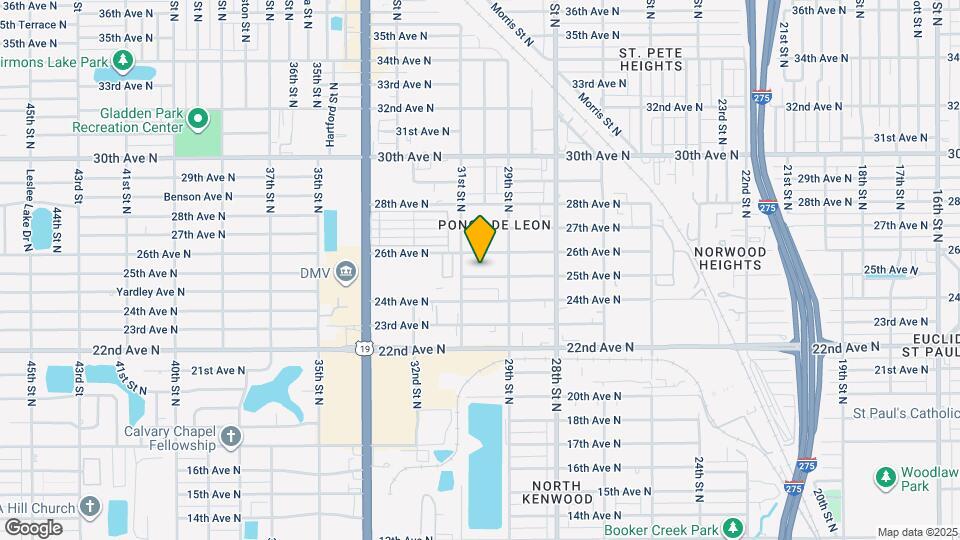 3011 25th Ave N Map and Location Details