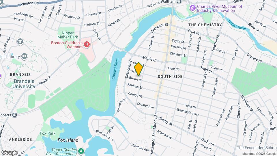 38 Brown St, Unit 38 Map and Location Details