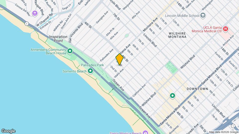 844 3rd St Map and Location Details