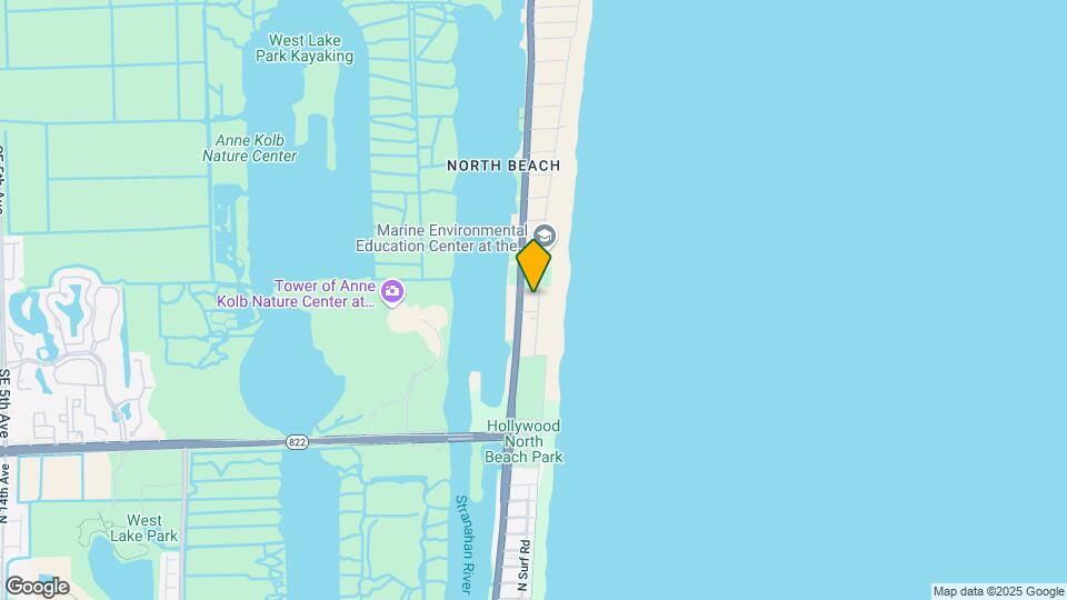4201 N Ocean Dr, Unit 304 Map and Location Details