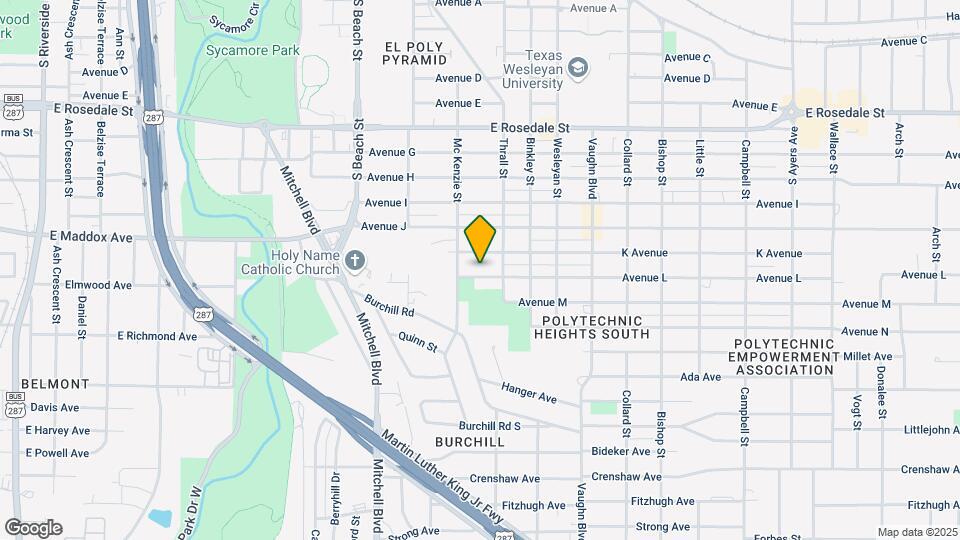 2821 Avenue L Map and Location Details