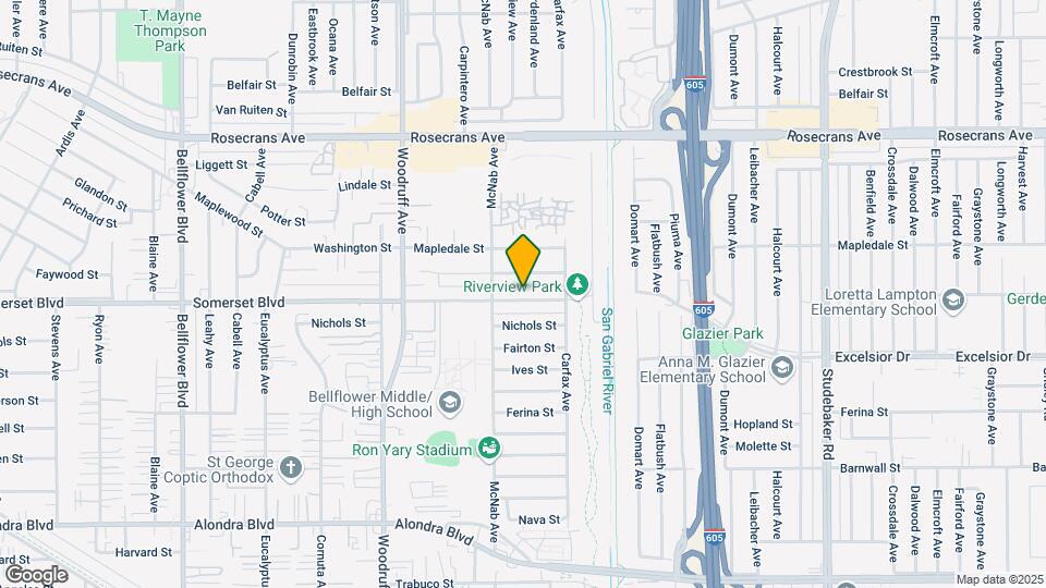 10435 1/2 Somerset Blvd Map and Location Details