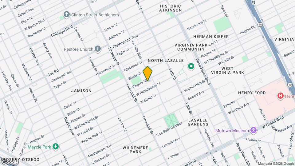 2443 Pingree St Map and Location Details