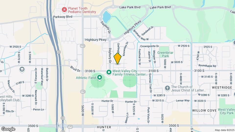 5342 W Hampstead Ln Map and Location Details