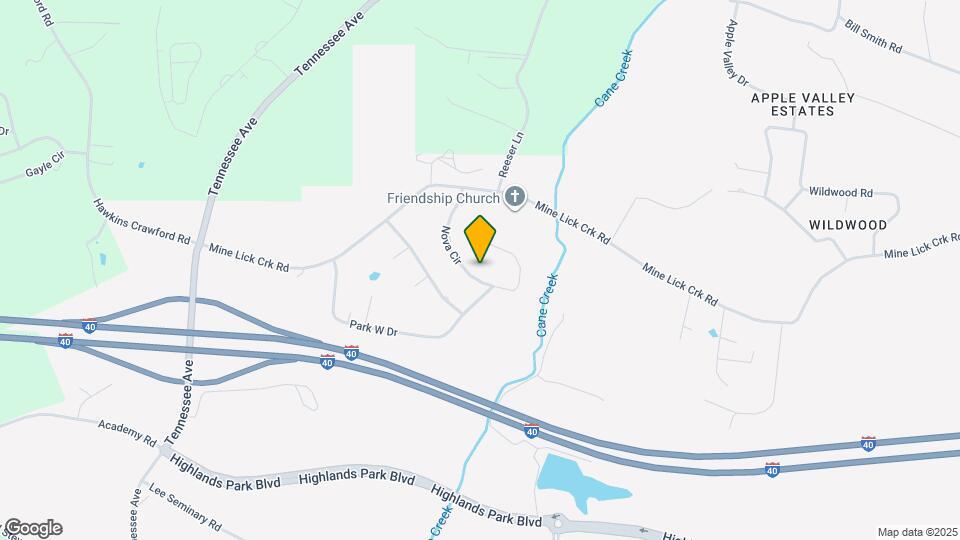 2544 Nova Cir Map and Location Details