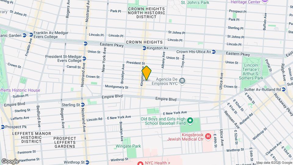 504 Crown St Mapa y Detalles de la Ubicación