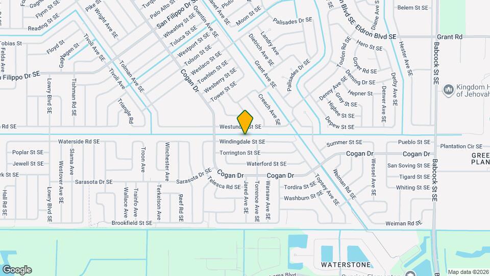 1167 Windingdale St SE Map and Location Details